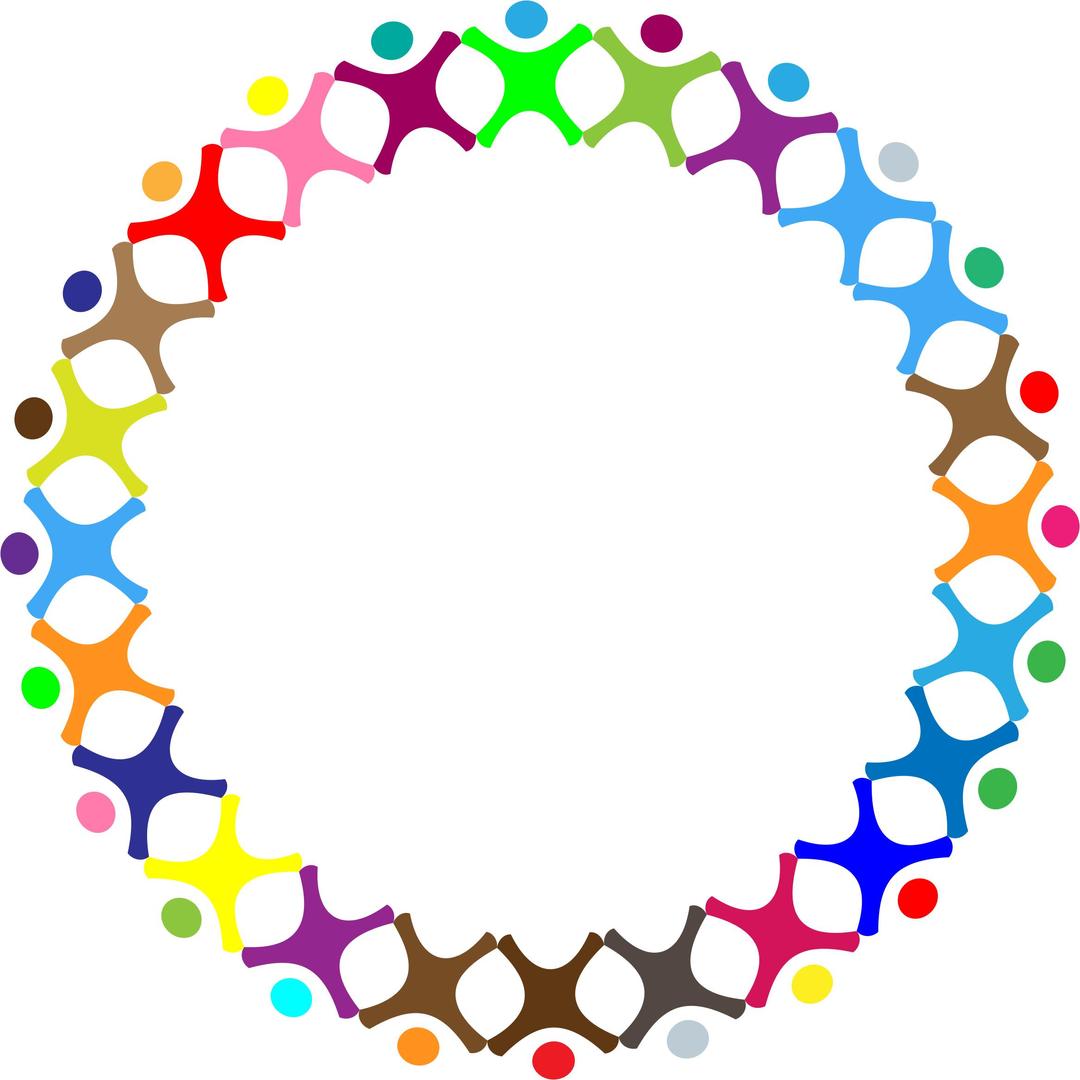 Abstract People Circle Prismatic png transparent