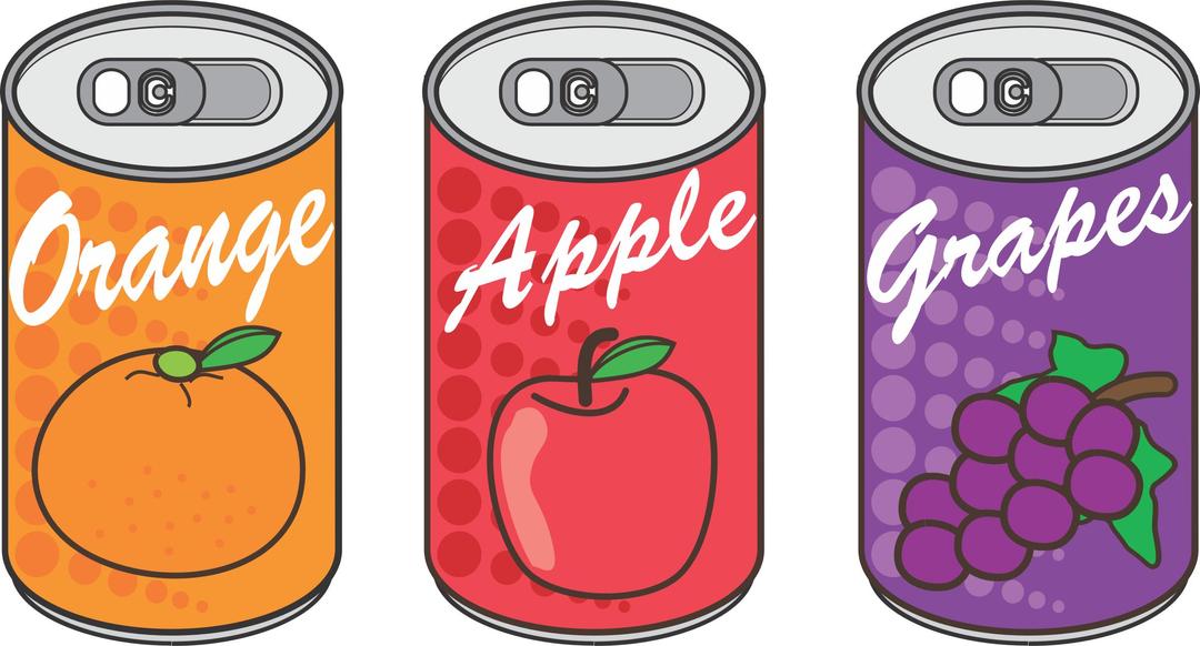 Canned Drinks png transparent