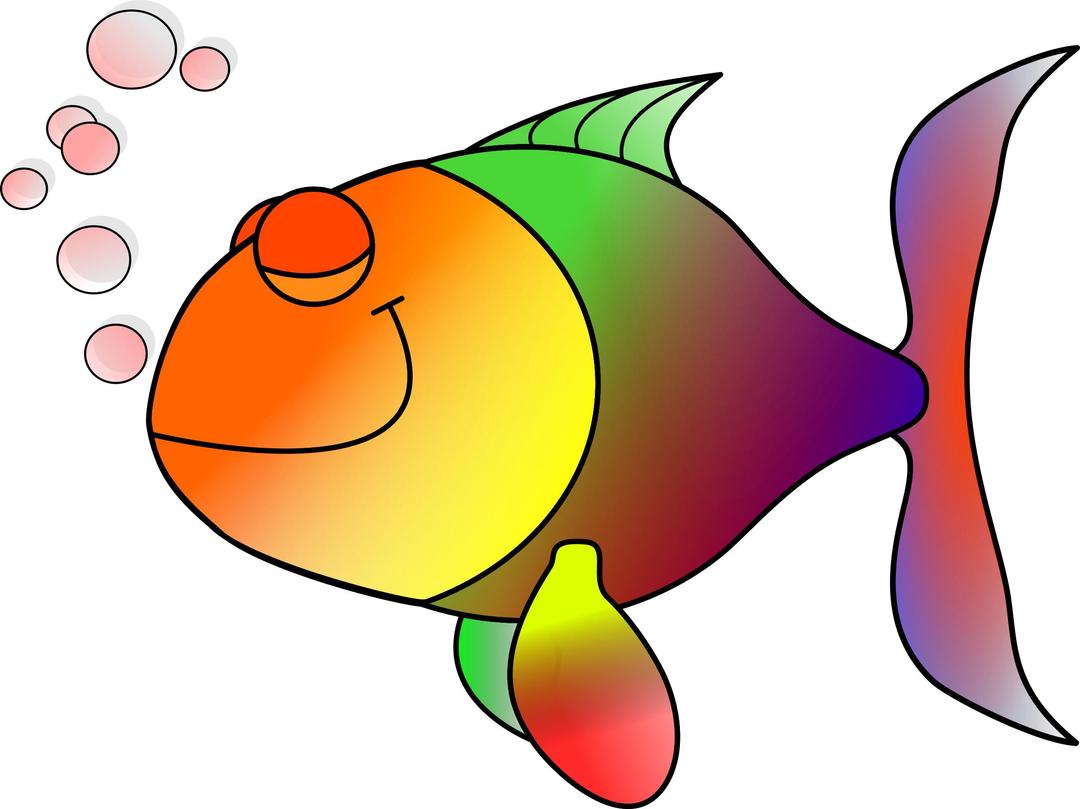Happy fish happily asleep png transparent