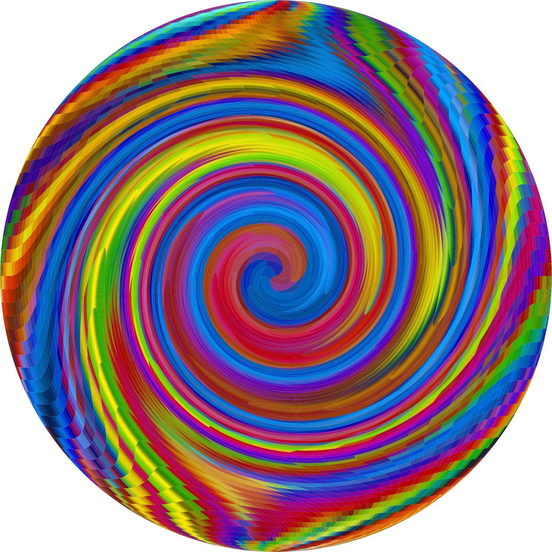 Prismatic Psychedelic Whirlpool png transparent