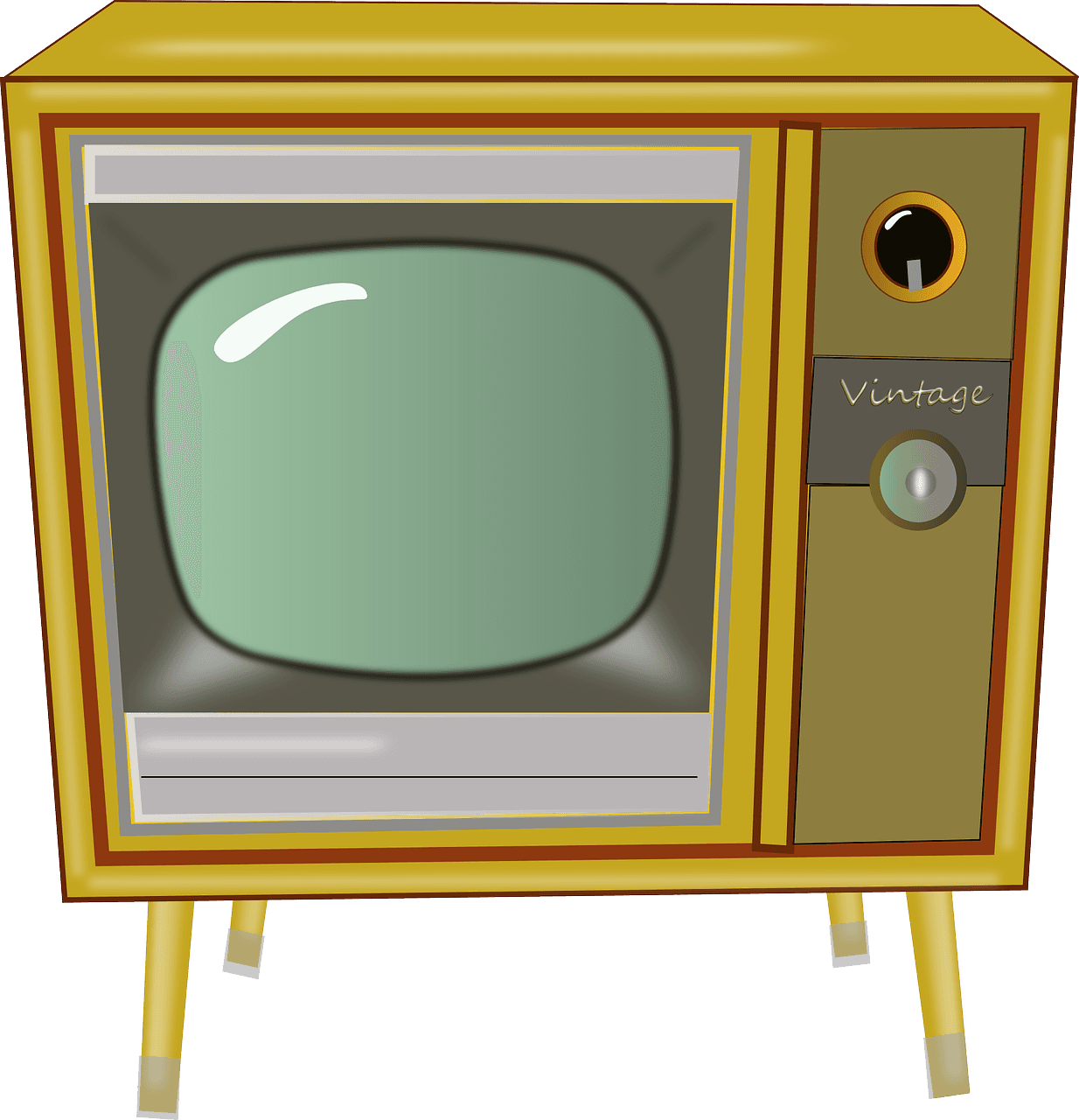 1950s Vintage TV Cliparts icons png preview