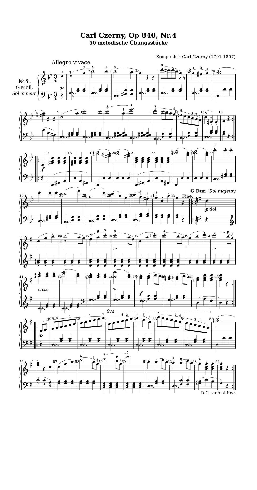  Carl Czerny, Op 840, Nr.4 png transparent