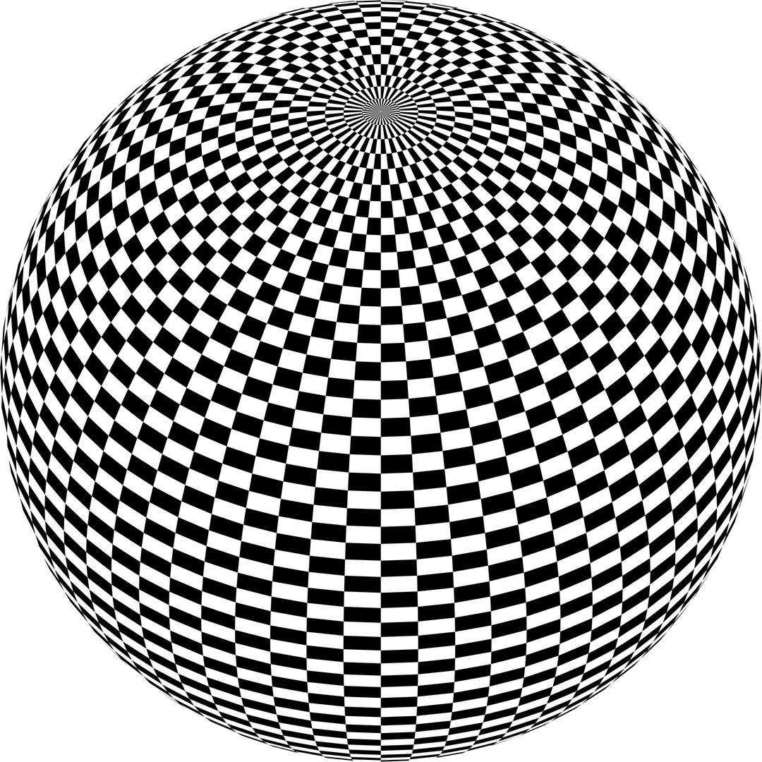  chessboard sphere 2 png transparent