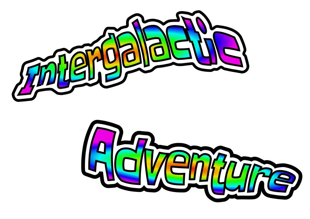  Intergalactic Adventure Logo Text png transparent