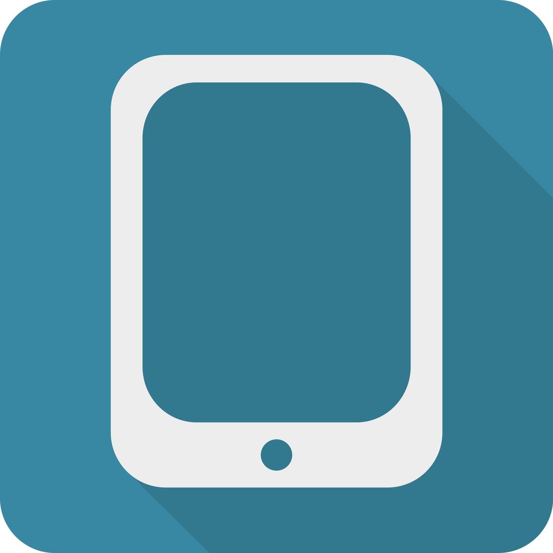 Minimalist Mobile Icon png transparent