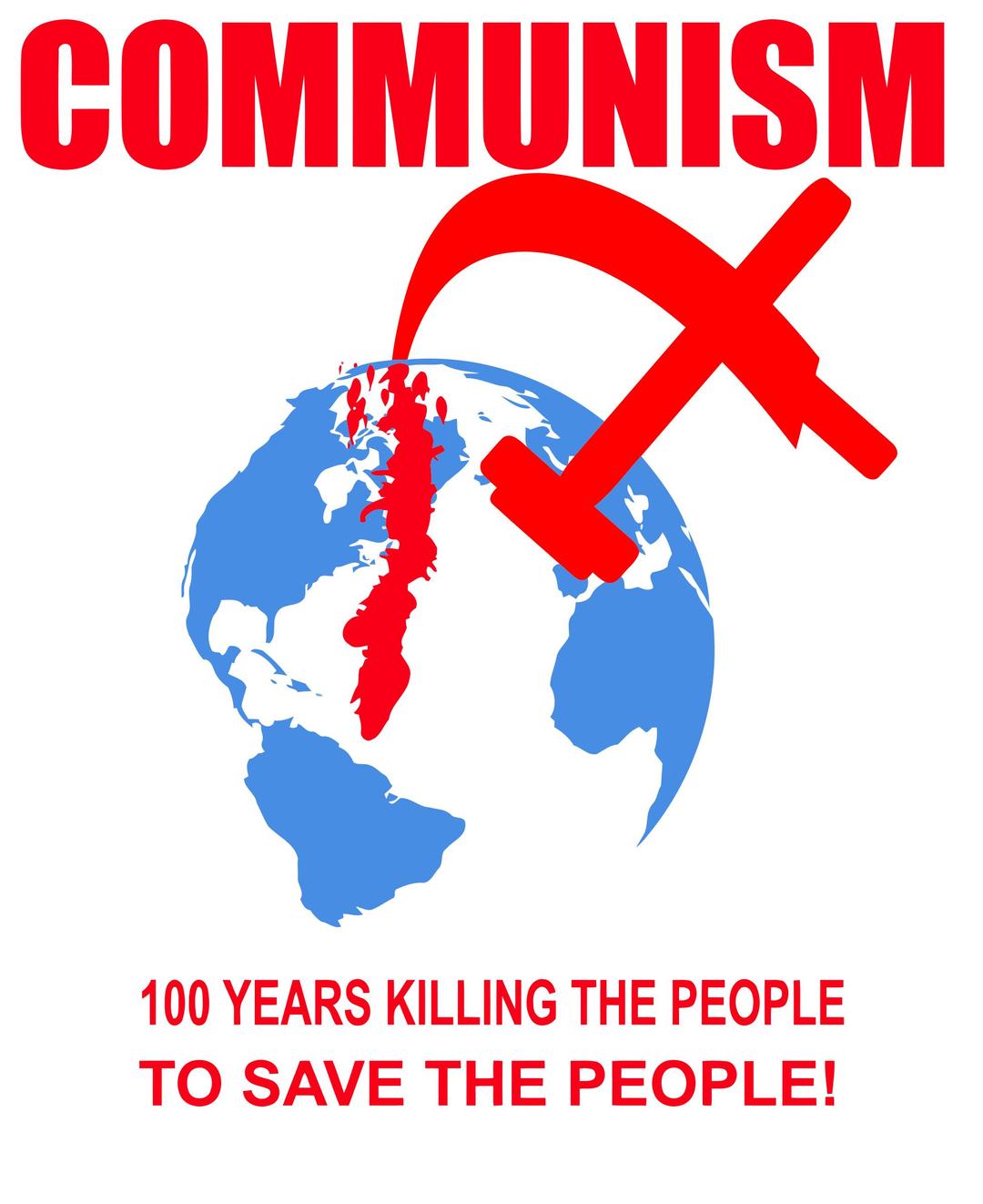100 years killing the people, to save the people! png transparent