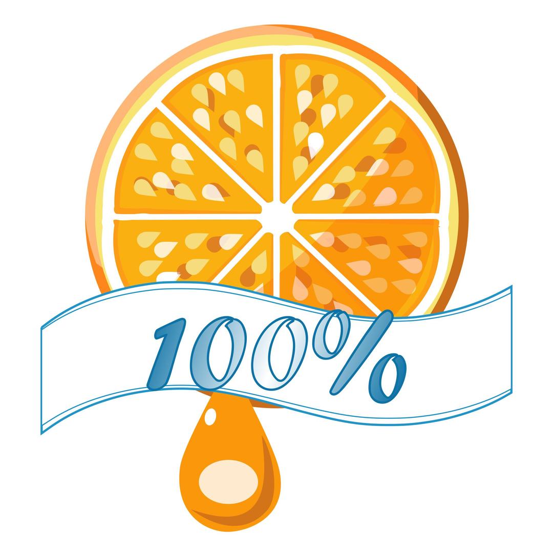100%orange png transparent