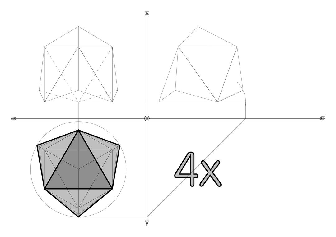 10â€¦10 from tetrahedron to geodesic dome frequncy 2
 png transparent