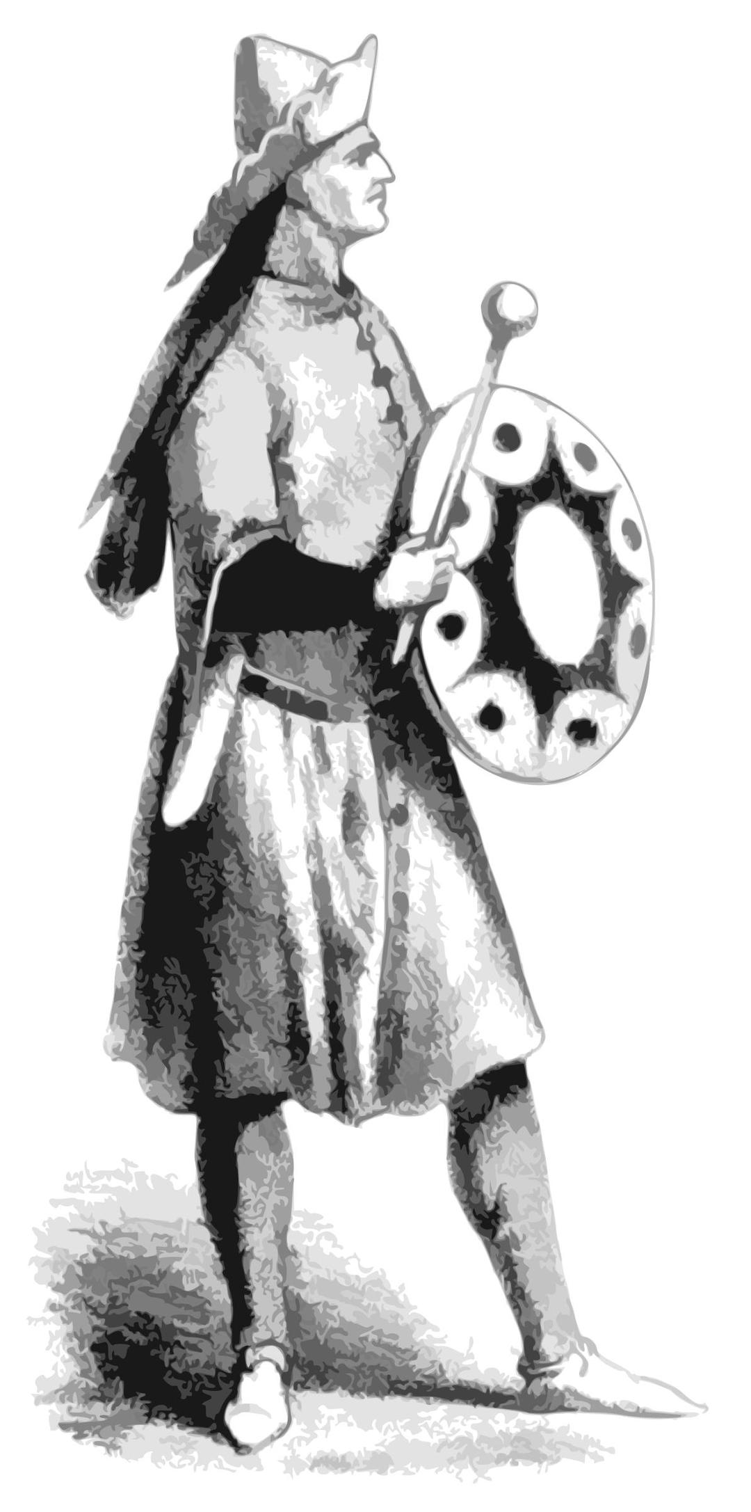 14th century occupations - palace guard png transparent
