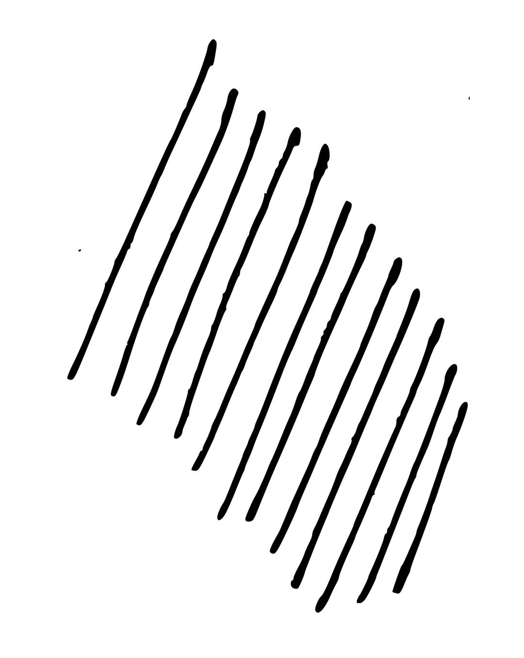 15 long Perpendicular lines png transparent