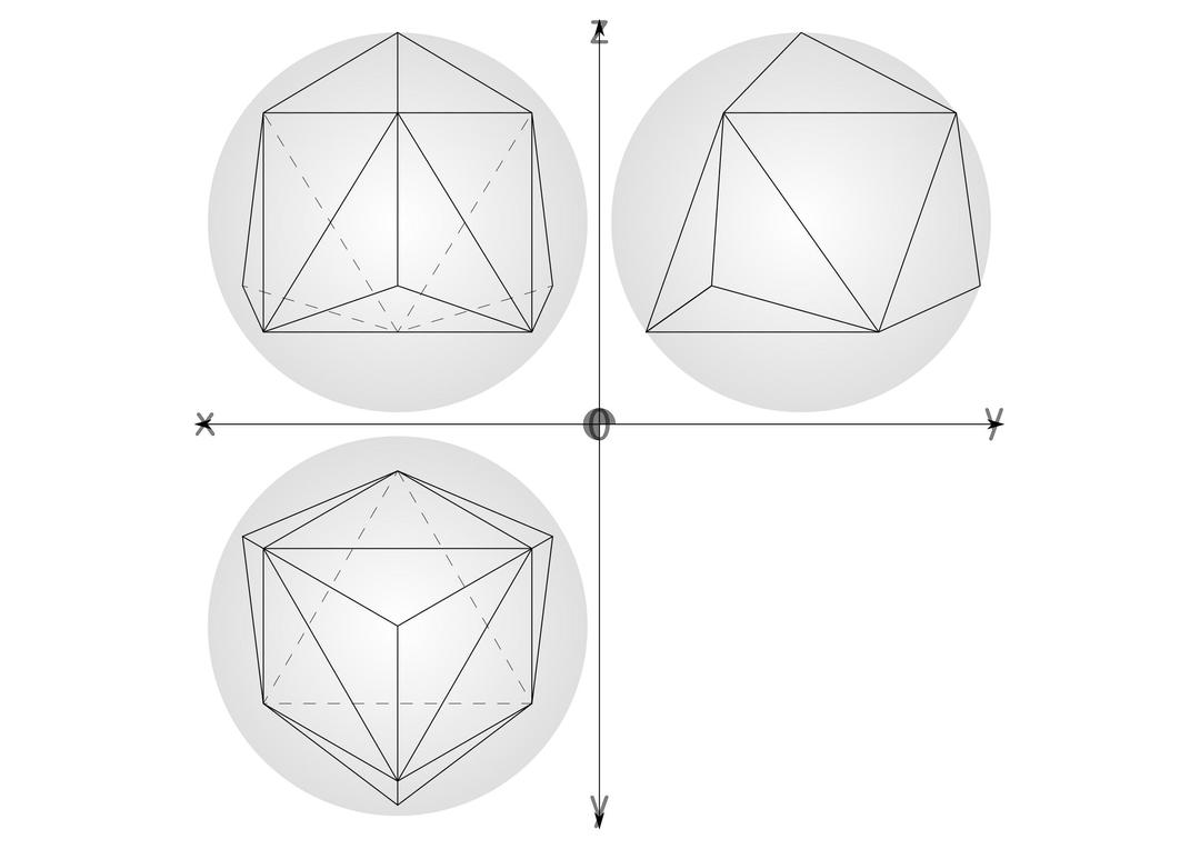 16 construction geodesic spheres recursive from tetrahedron png transparent