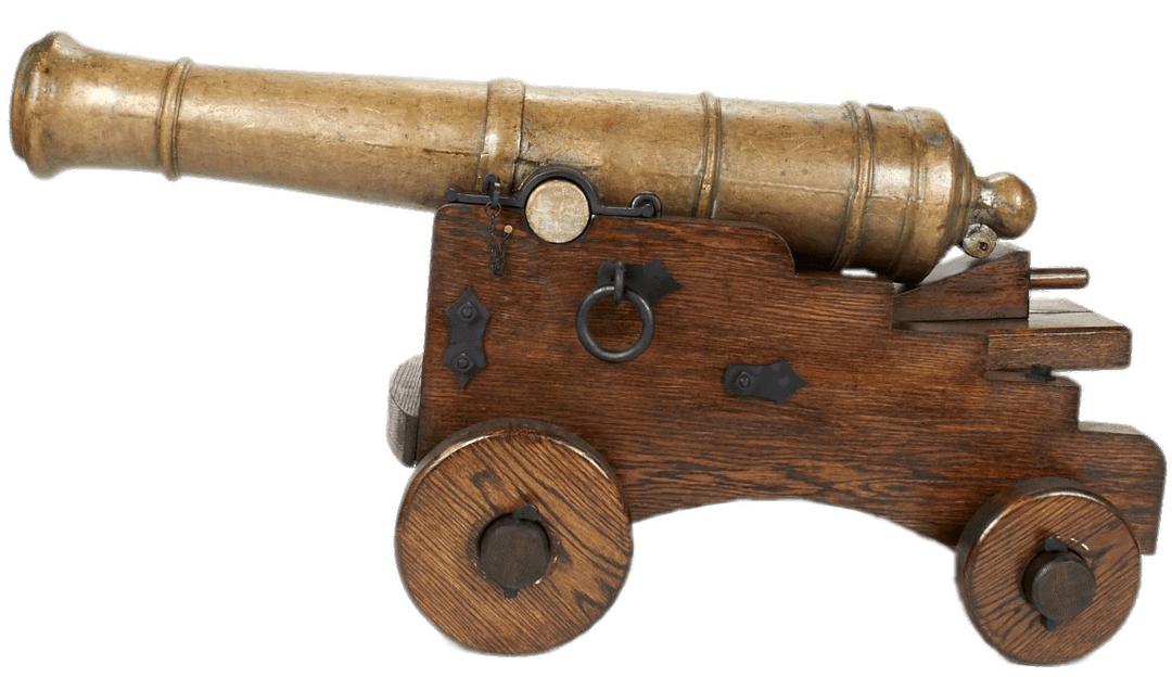 18th Century 6 Pounder Cannon png transparent