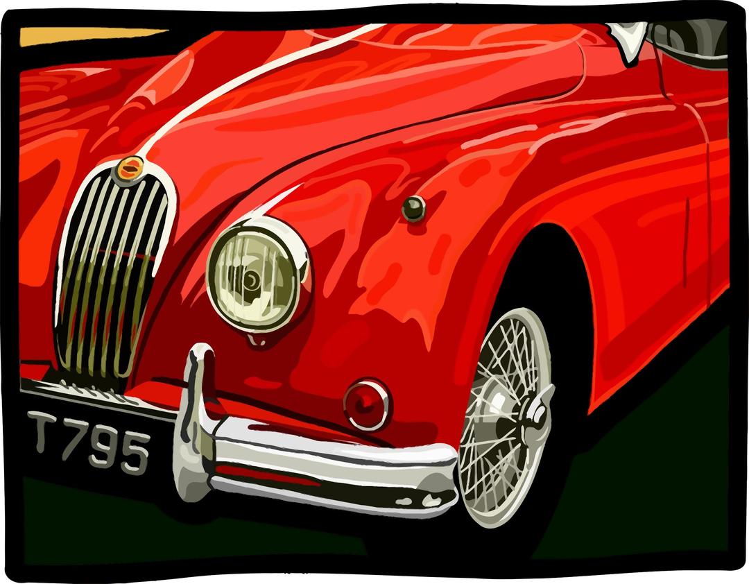 1954 Jaguar png transparent