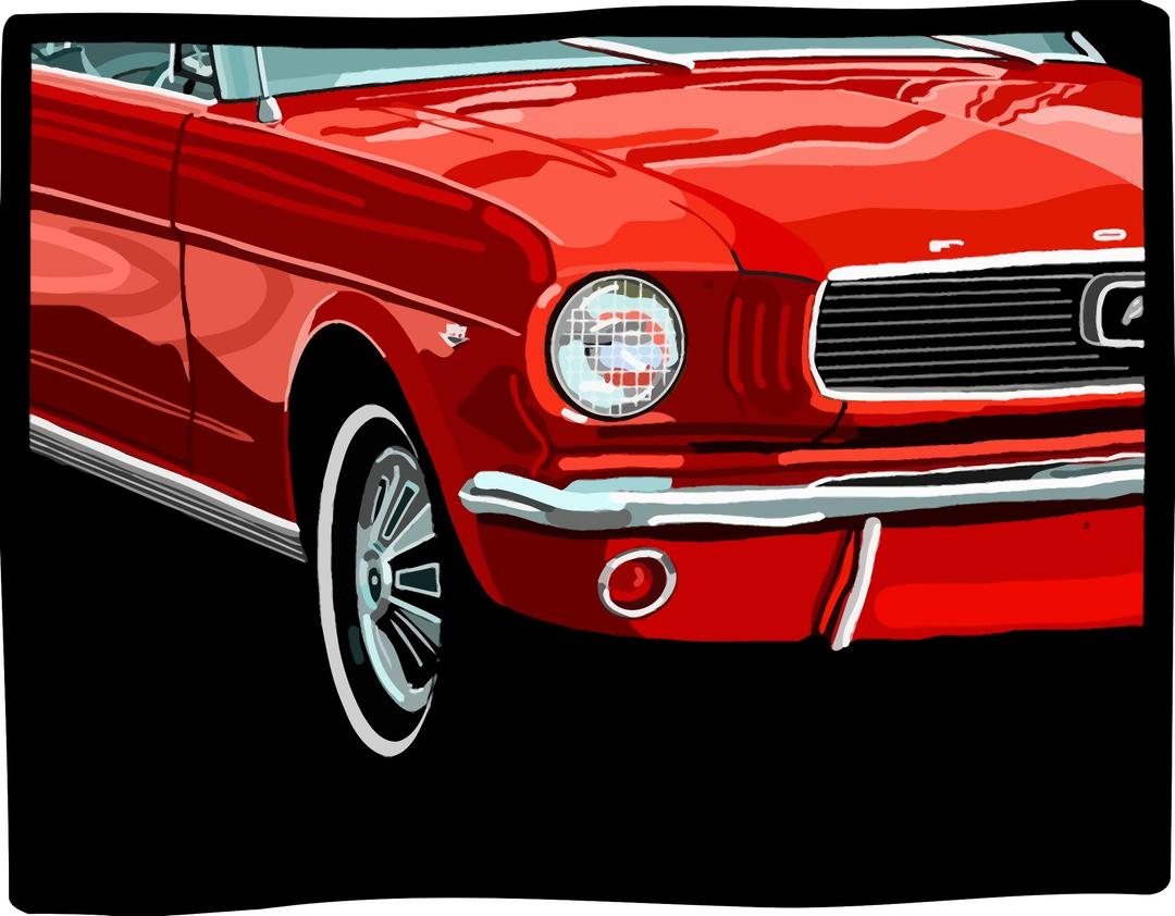 1966 Mustang png transparent