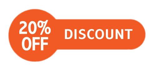 20% Off Discount png transparent
