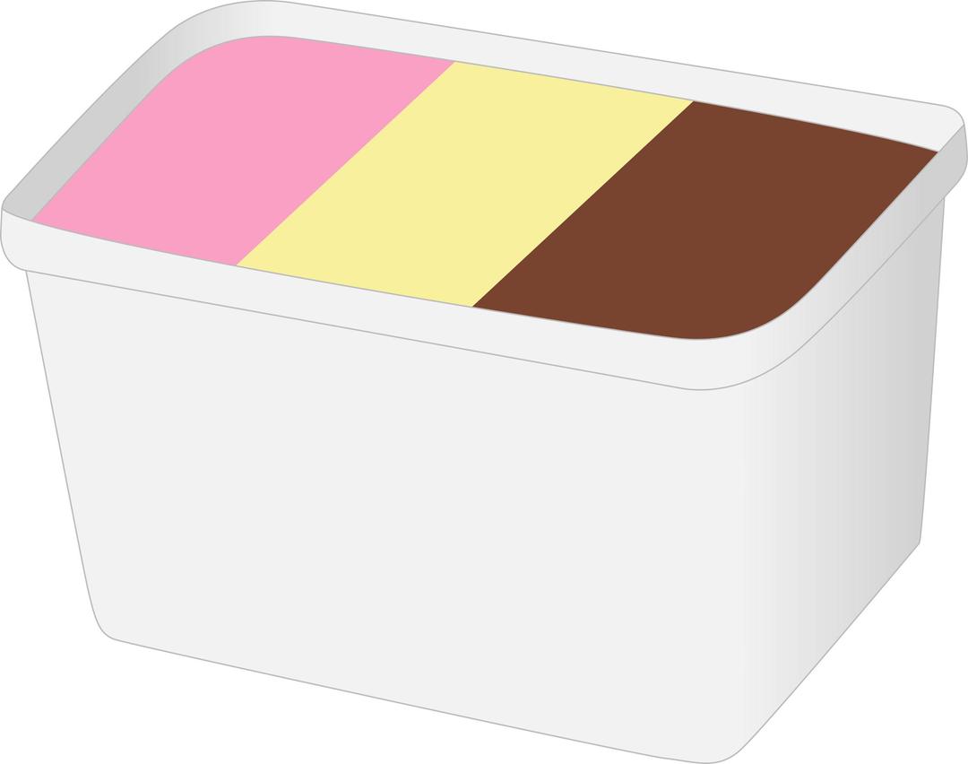 2l Ice Cream box png transparent