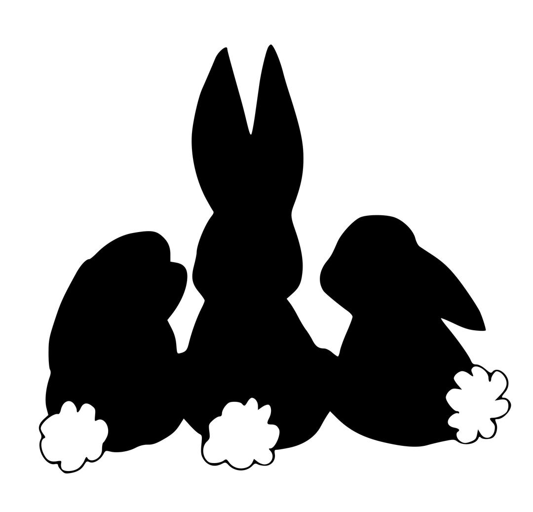 3 bunnies png transparent