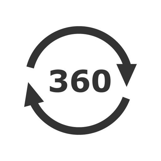 360 Icon png transparent