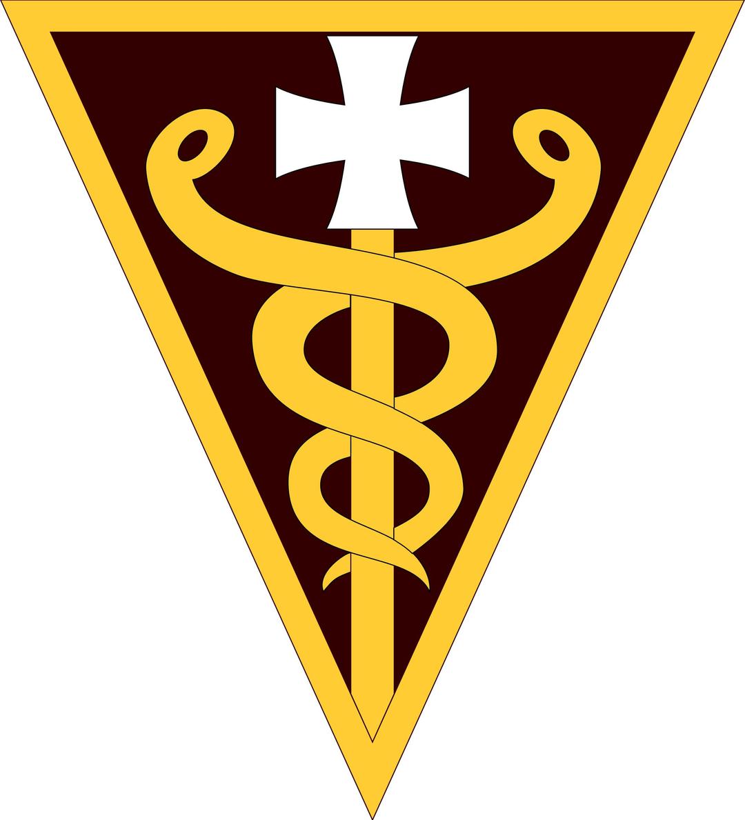 3rd Medical Command Shoulder Sleeve Insignia (US Army) png transparent