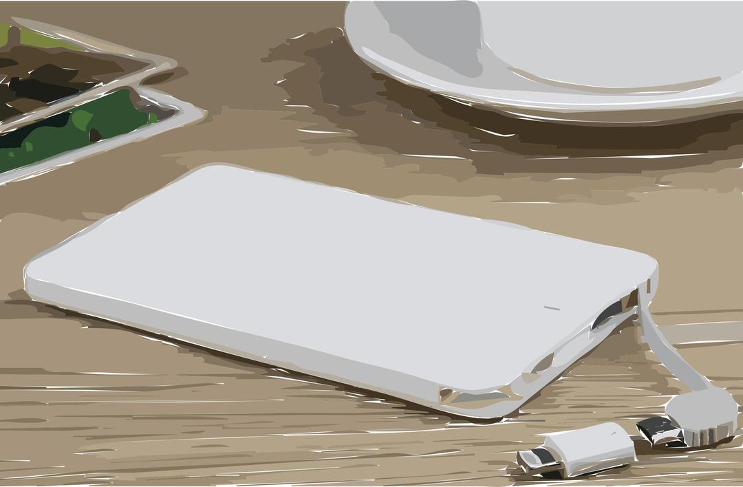 4000 mAh Power Bank designed for Samsung S6 and iPhone 6S png transparent