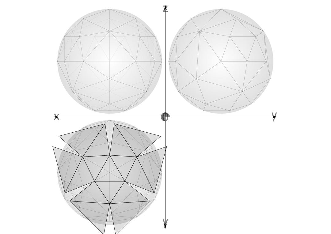 46 1/4 net geodesic sphere png transparent