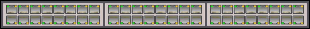 48 Ports Network Switch png transparent