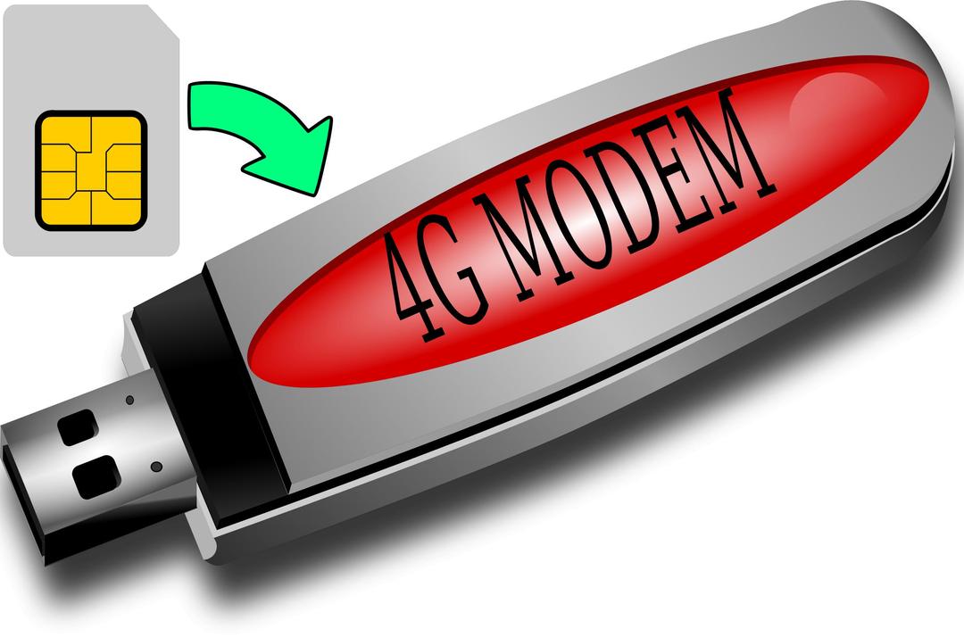 4G MODEM and SIM png transparent