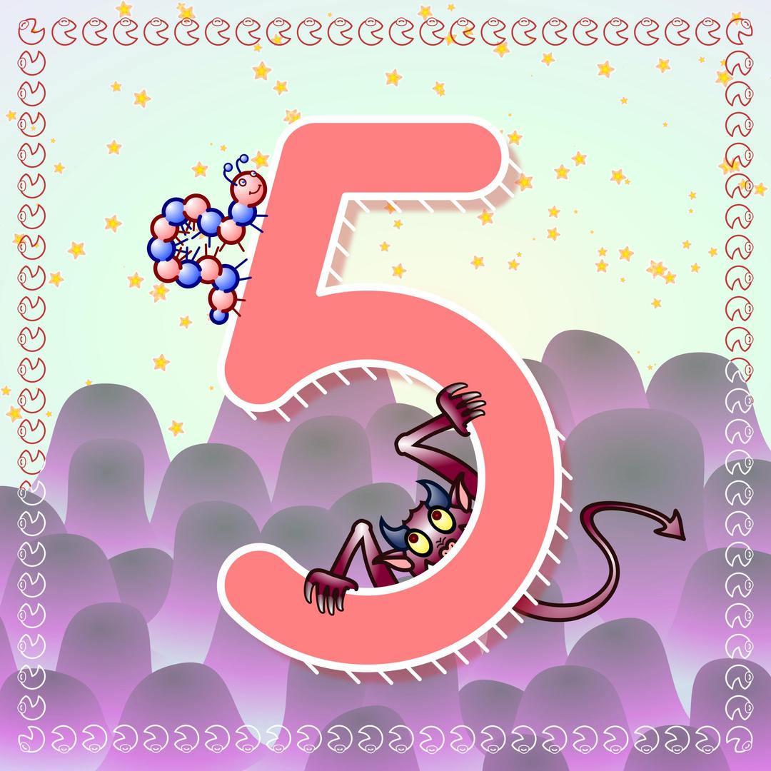 5 for a child png transparent