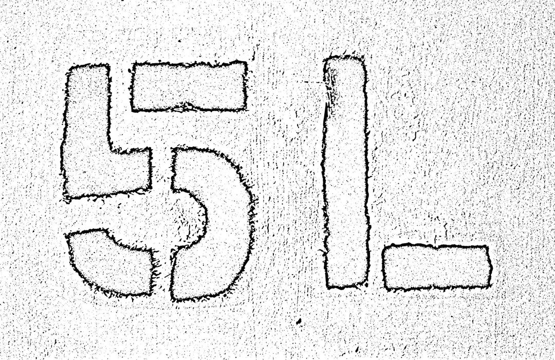 5L or Fifth Level Stencil png transparent