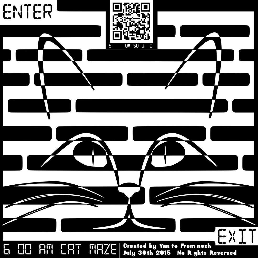 6 AM Cat Maze png transparent