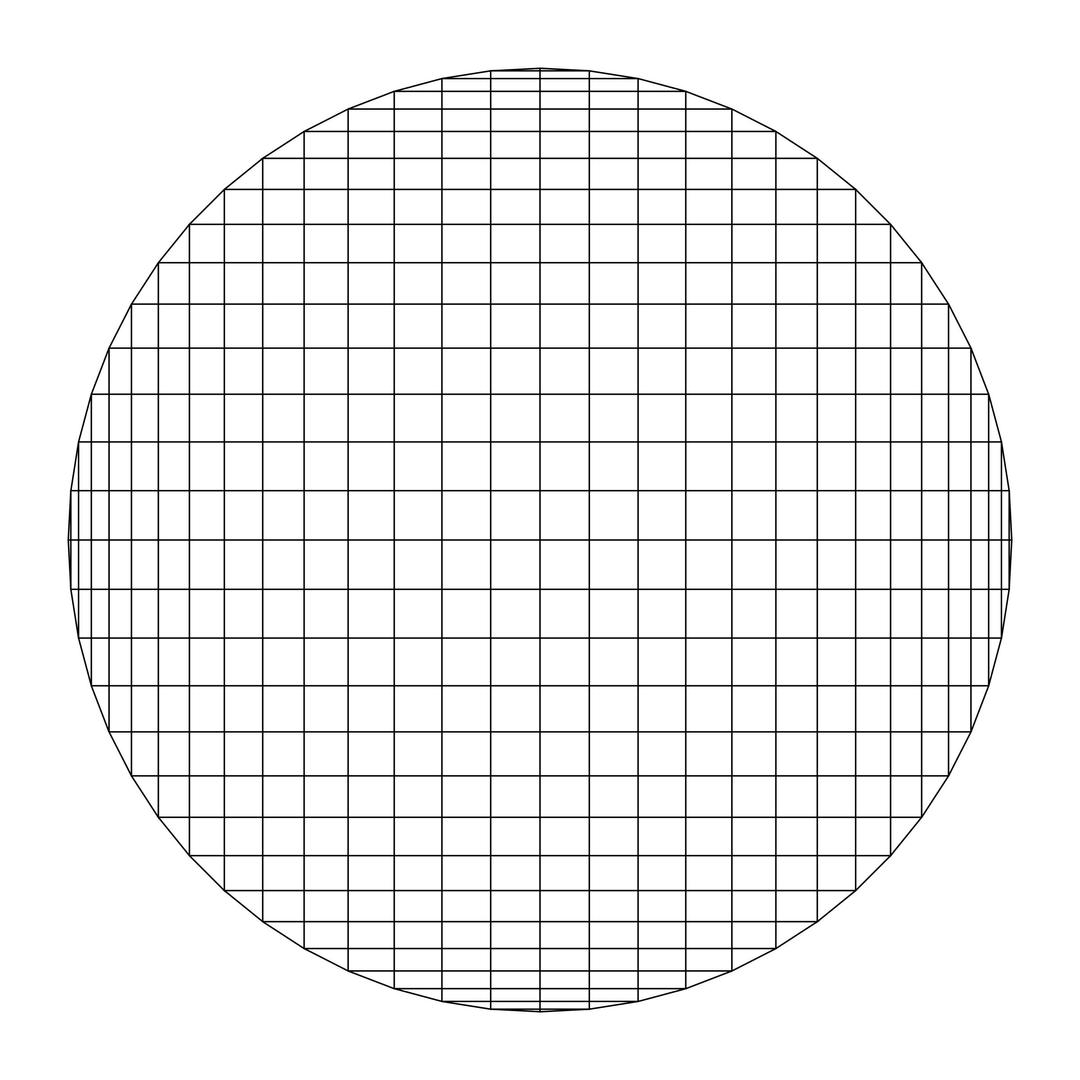 60gon rectangle grid png transparent