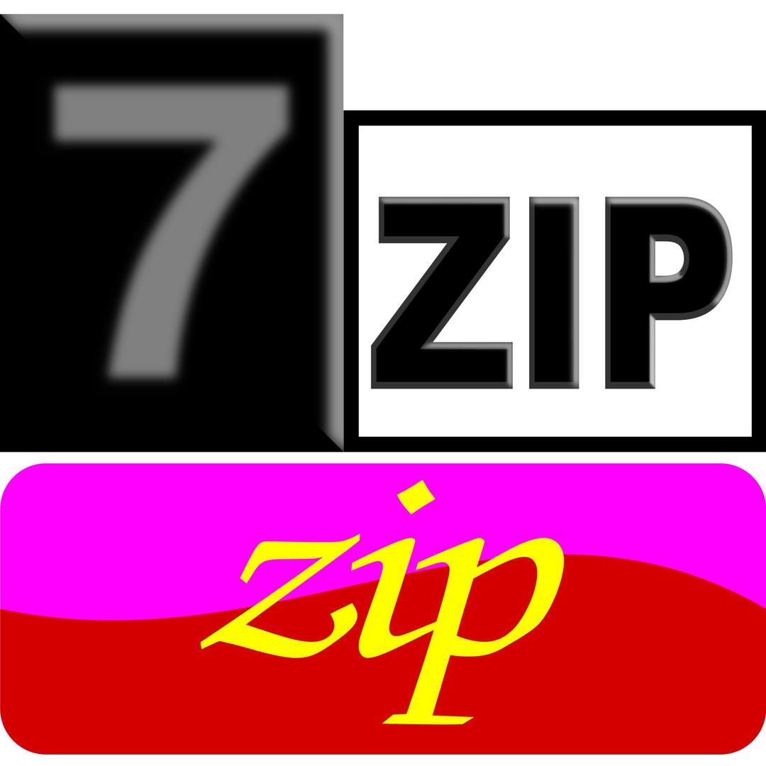 7zip Classic zip png transparent