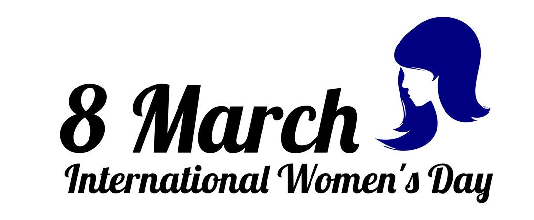 8 March International Woman's Day png transparent