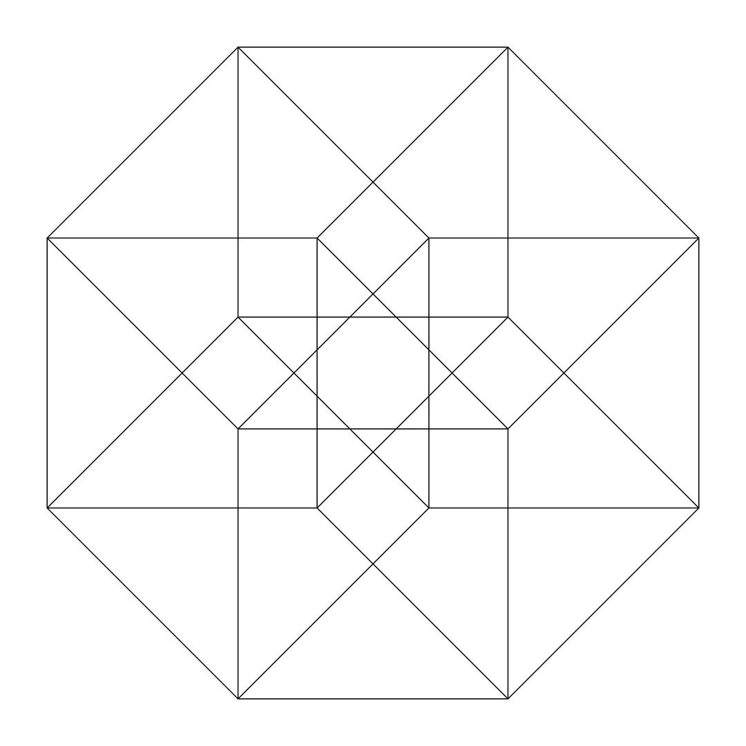 8 squares illusion png transparent