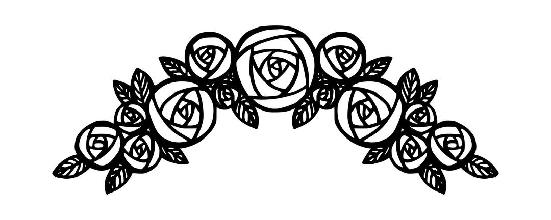 A Cluster of Roses png transparent