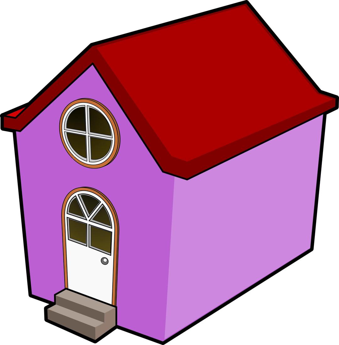 A Little Purple House png transparent