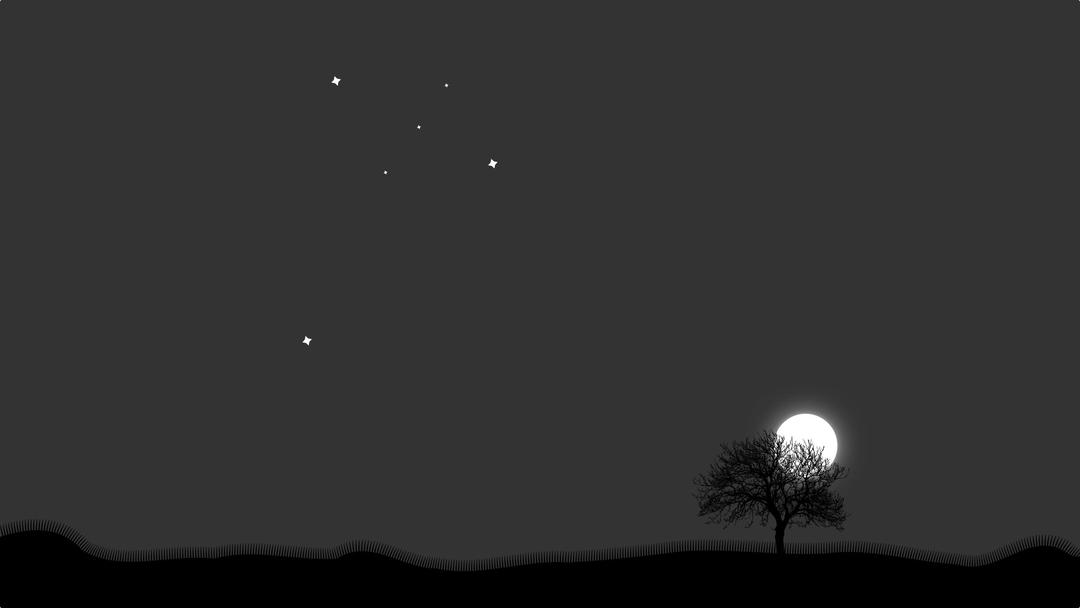 A lonely night png transparent