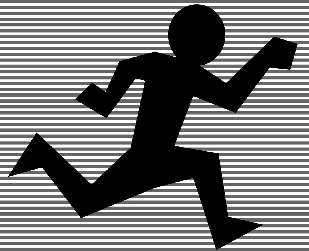 A Man Running png transparent
