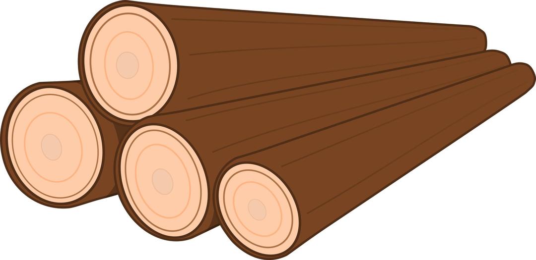 A pile of logs png transparent