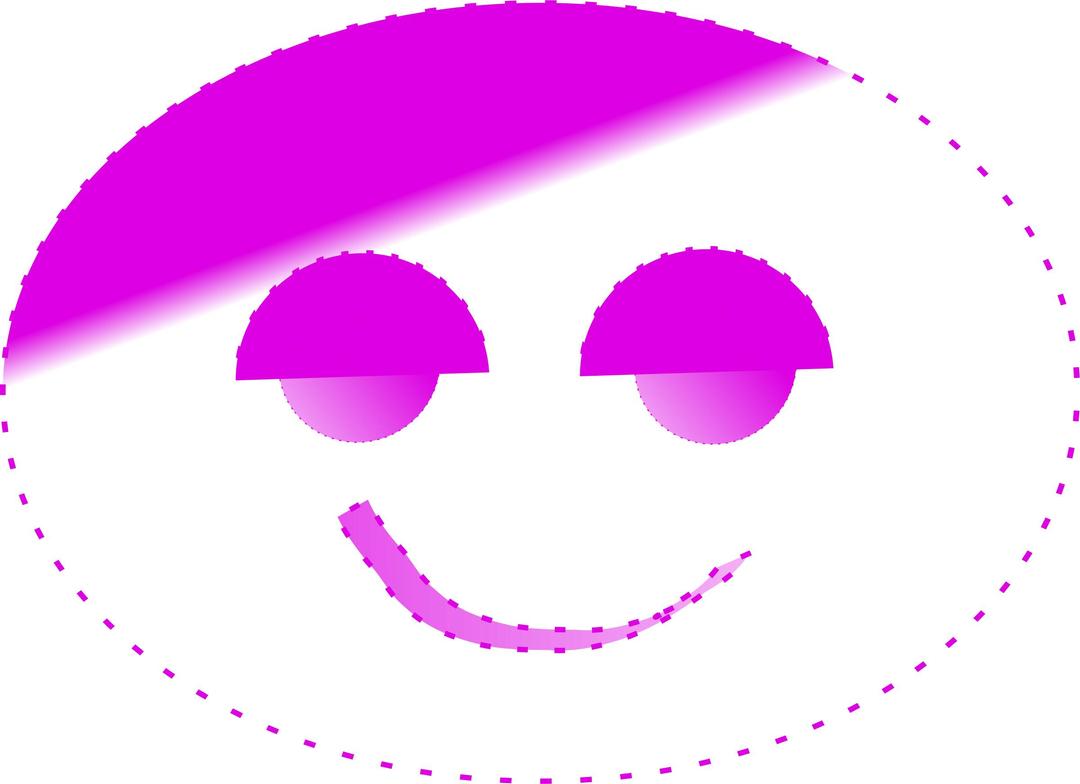 A Pink boy face png transparent
