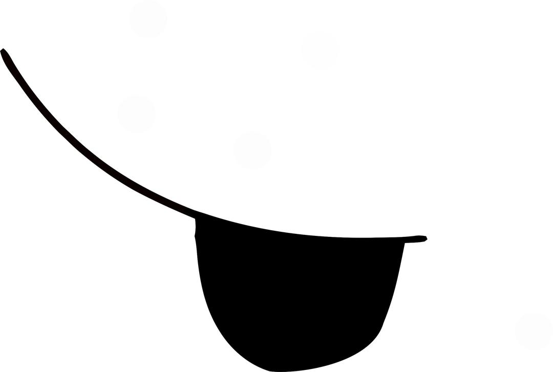 A pirate's eye patch png transparent