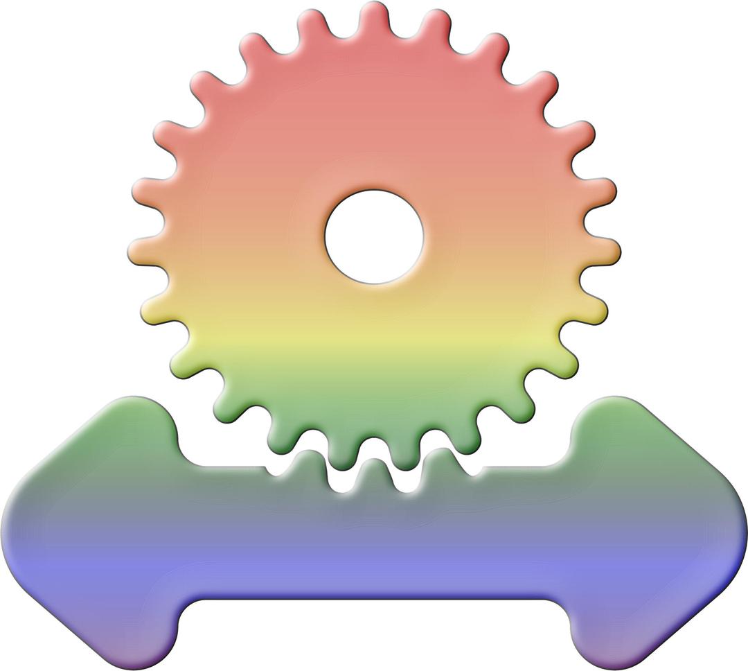 A Rainbow Cogcoction png transparent
