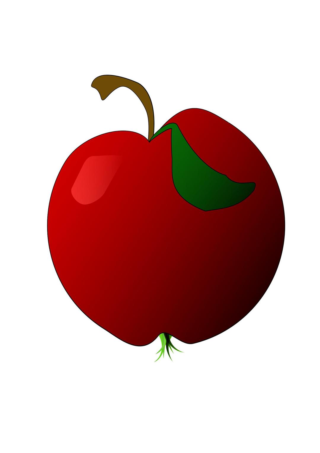 A Red Apple png transparent