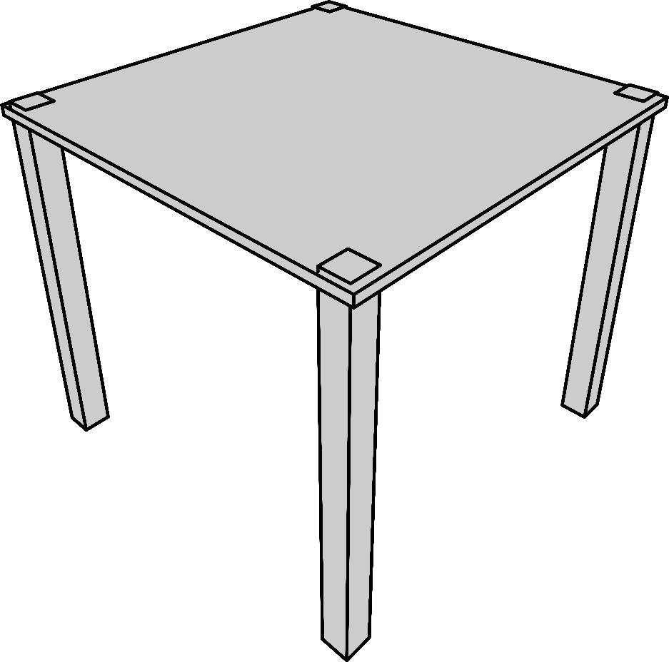 A simple table png transparent