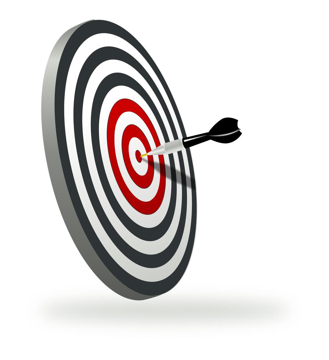 a target with a dart png transparent