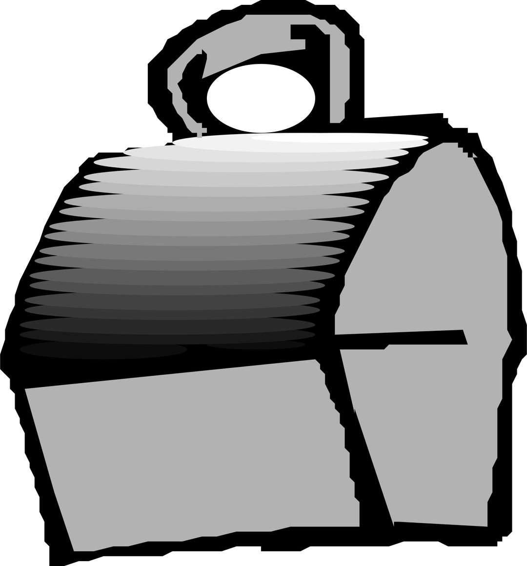 A traditional lunch box png transparent