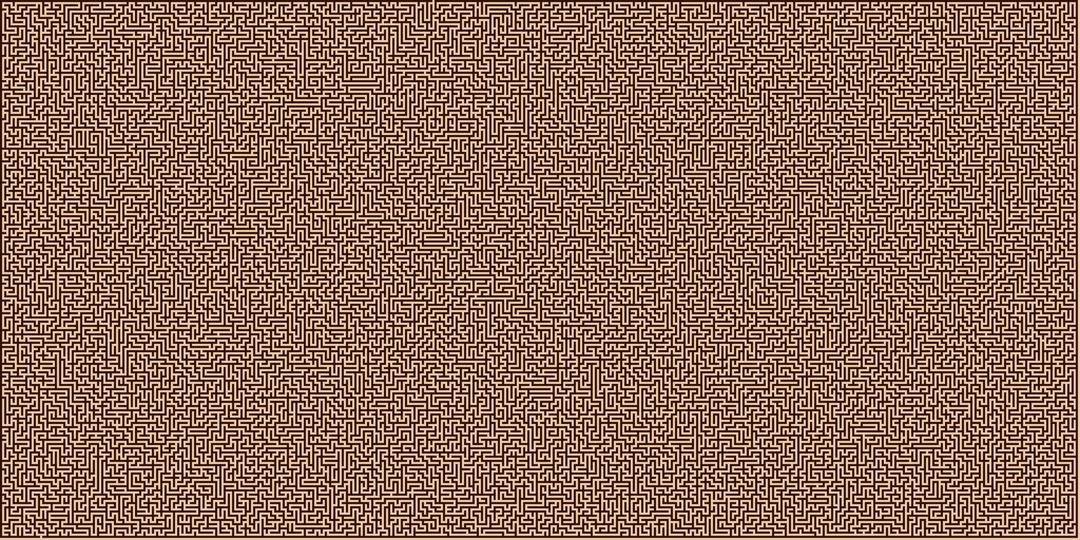 A very big orthogonal maze png transparent
