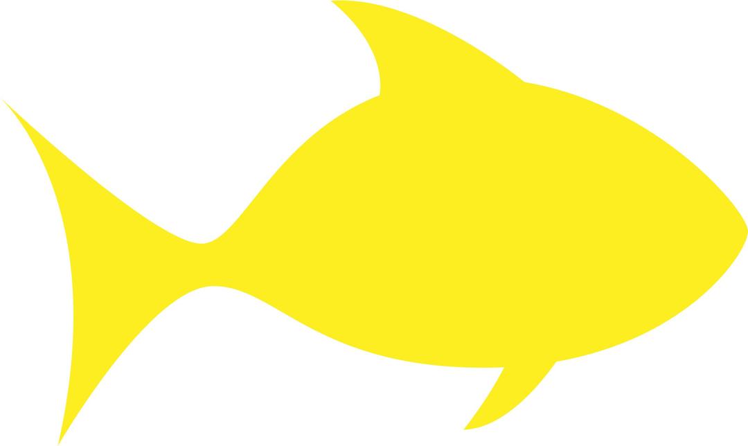A Yellow Fish png transparent