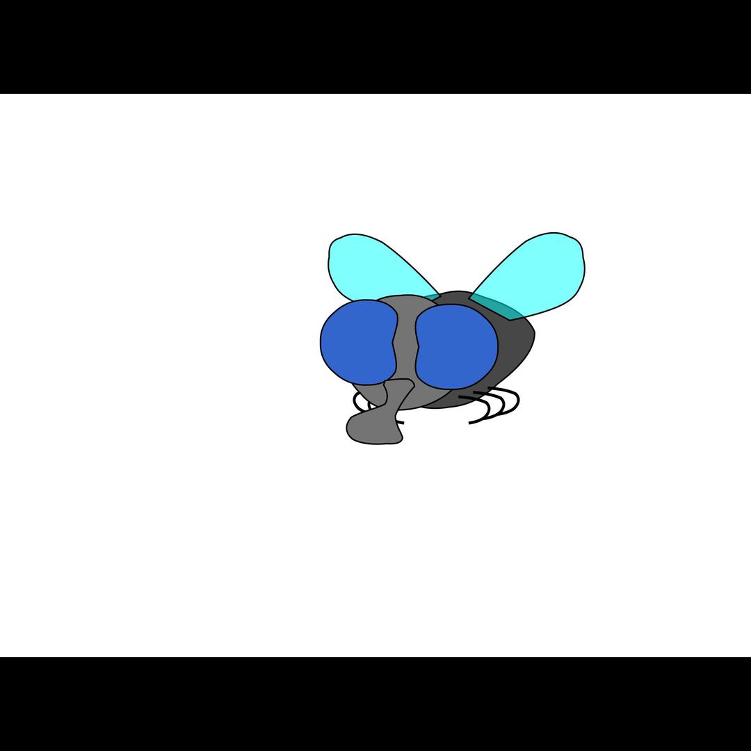 A007: Annoying fly (Animation SMIL) png transparent