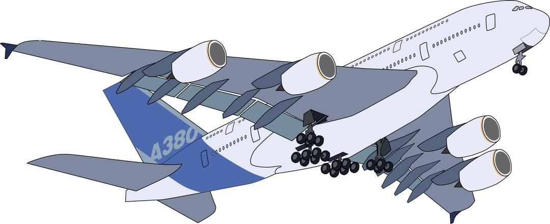 A380 png transparent